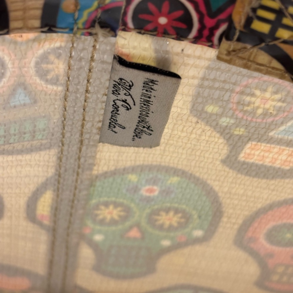 Consuela Sugar Skulls Mini Go Tote and Cosmetic Pouch - Picture 4 of 7